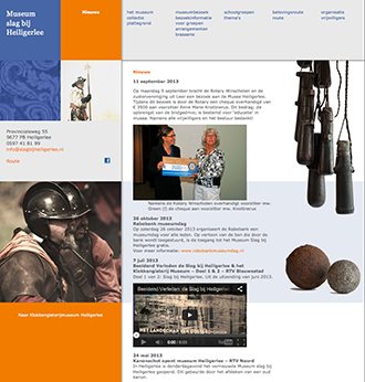 Musea Heiligerlee- website