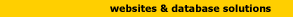 Internet sites en Database solutions.