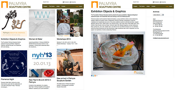 Palmyra Sculpture Centre- website